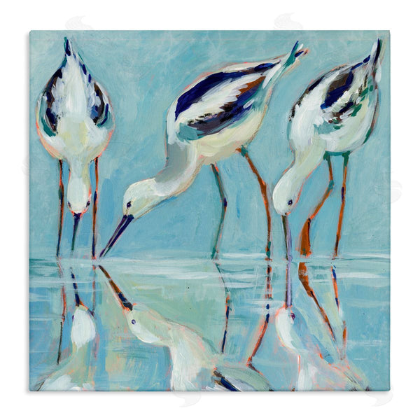 stupell industries Susan Winget | Stilt Birds Water Reflections