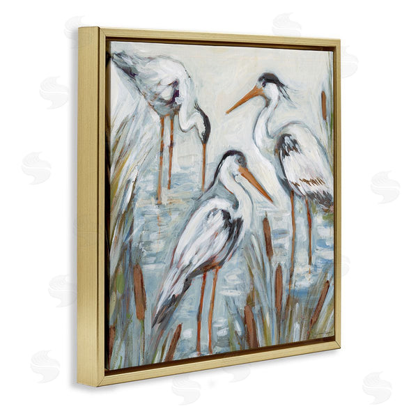Stupell Industries Susan Winget | Three Herons In Water