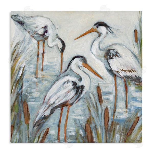 stupell industries Susan Winget | Three Herons In Water