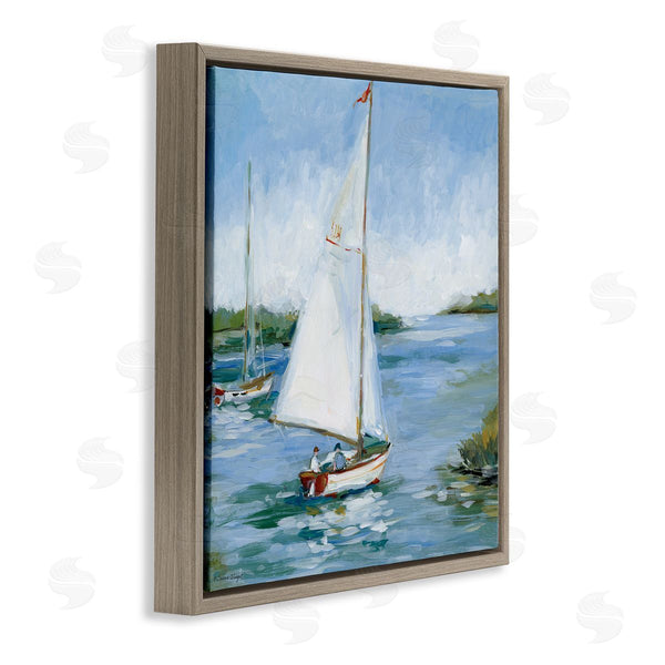 Stupell Industries Susan Winget | Two Men On Sailboat