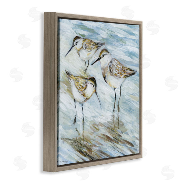 Stupell Industries Susan Winget | Wetlands Sandpiper Trio