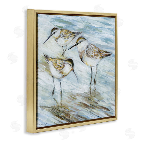 Stupell Industries Susan Winget | Wetlands Sandpiper Trio