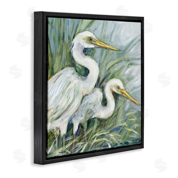 Stupell Industries Susan Winget | White Herons Habitat