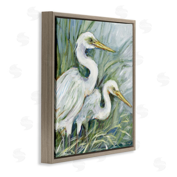 Stupell Industries Susan Winget | White Herons Habitat
