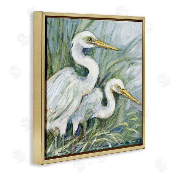 Stupell Industries Susan Winget | White Herons Habitat