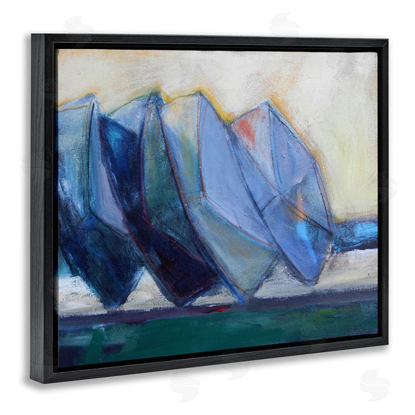 Stupell Industries Susanne Marie | Boats Stacked At Shoreline Abstract Beach Still Life Wall Art