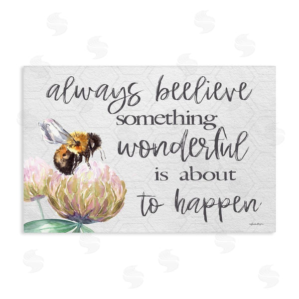 stupell industries Susie Boyer | Always Believe Something Wonderful Wall Art
