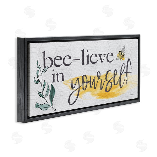 Stupell Industries Susie Boyer | Bee-Lieve In Yourself Phase Wall Art