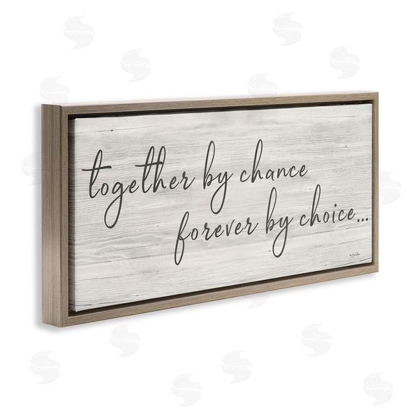 Stupell Industries Susie Boyer | Together By Chance Romantic Phrase
