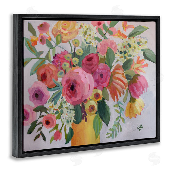 Stupell Industries Suzanne Allard | Assorted Flowers In Pink & Yellow Wall Art