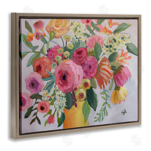 Stupell Industries Suzanne Allard | Assorted Flowers In Pink & Yellow Wall Art