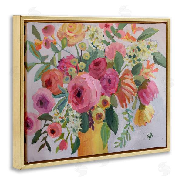 Stupell Industries Suzanne Allard | Assorted Flowers In Pink & Yellow Wall Art