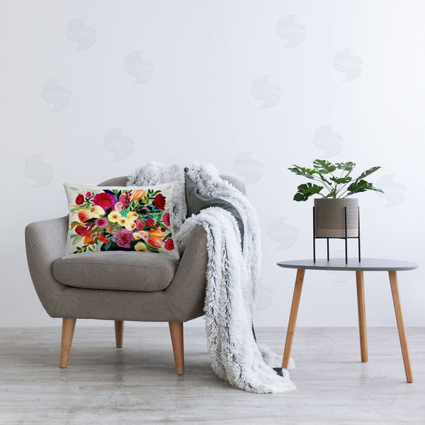 Stupell Industries Suzanne Allard | Morning Joy Bouquet Throw Pillow