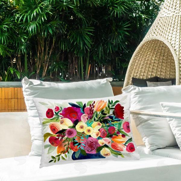 Stupell Industries Suzanne Allard | Morning Joy Bouquet Throw Pillow