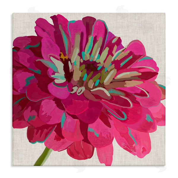 stupell industries Suzanne Allard | Vivid Pink Dahlia Flower Bloom Wall Art