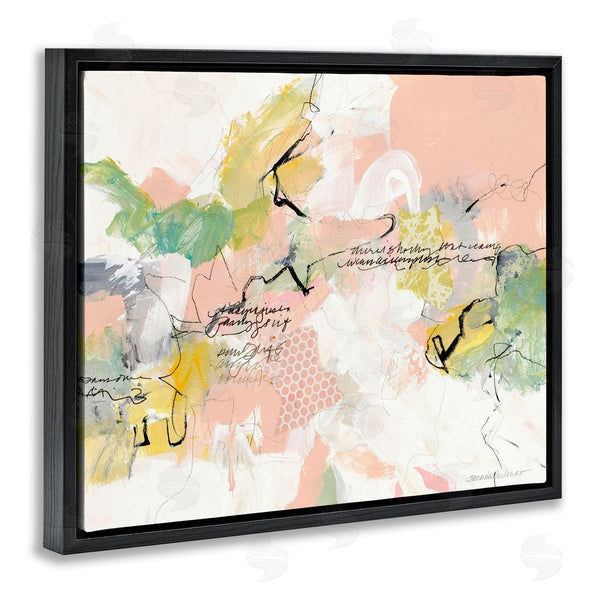 Stupell Industries Suzanne McCourt | Pink Cashmere Abstraction