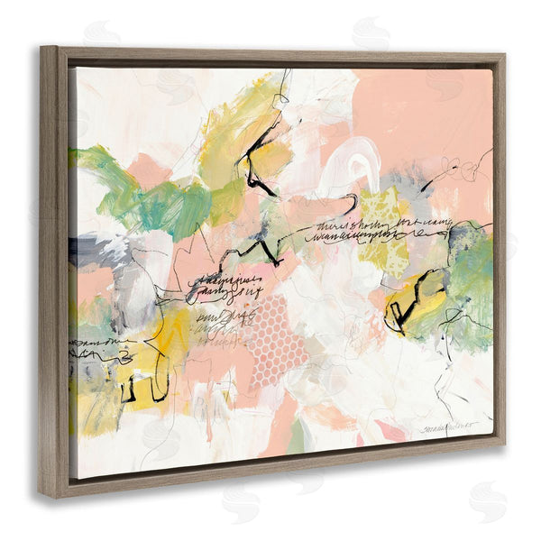 Stupell Industries Suzanne McCourt | Pink Cashmere Abstraction