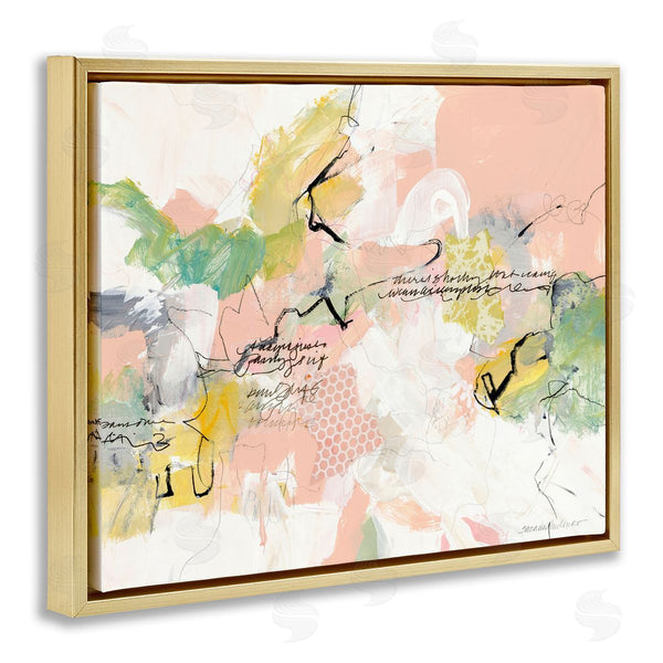 Stupell Industries Suzanne McCourt | Pink Cashmere Abstraction
