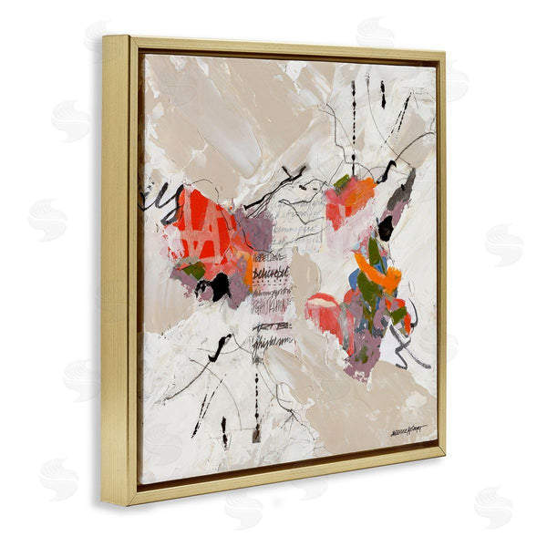 Stupell Industries Suzanne McCourt | Speak To Me Abstraction