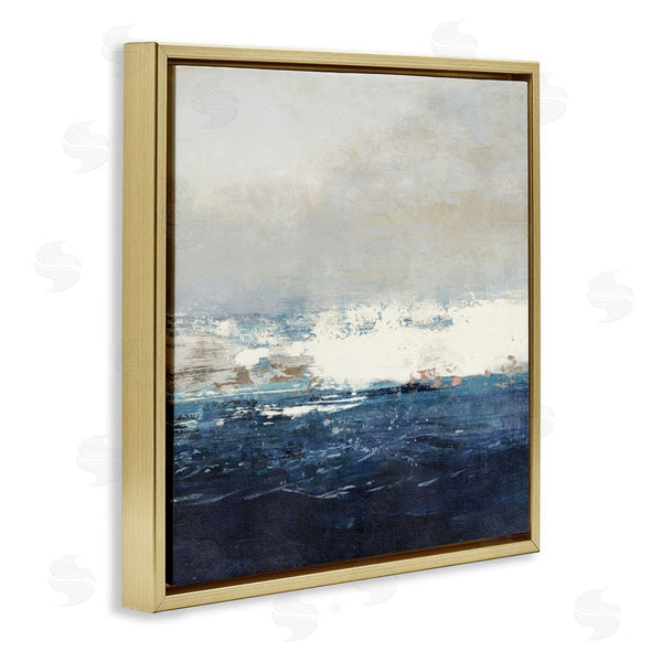 Stupell Industries Suzanne Nicoll | Abstract Ocean Tide