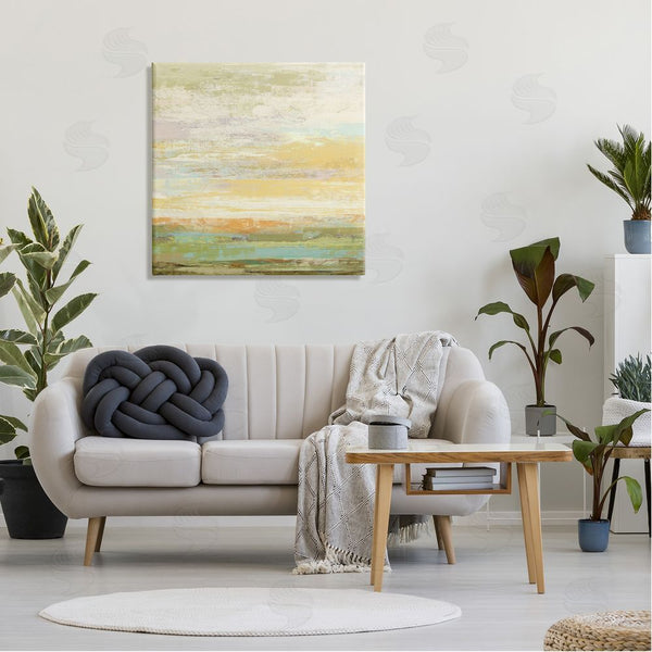 Stupell Industries Suzanne Nicoll | Abstract Yellow Landscape Wall Art