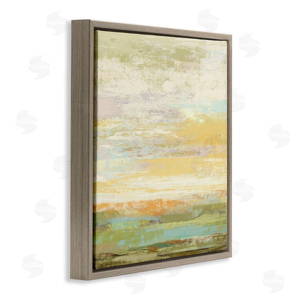 Stupell Industries Suzanne Nicoll | Abstract Yellow Landscape Wall Art