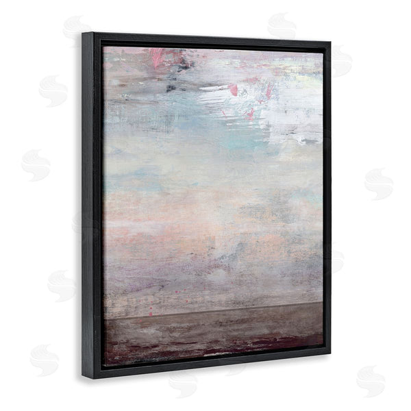 Stupell Industries Suzanne Nicoll | Atmospheric Purple Sky And Earth Grunge Abstract Paint Wall Art