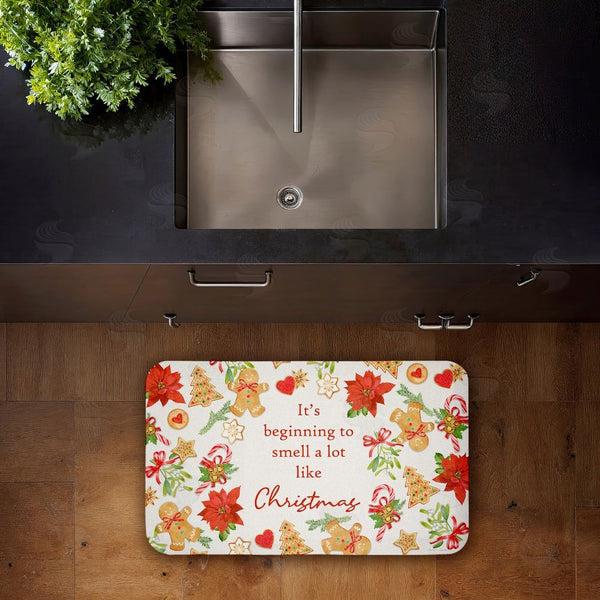 Stupell Industries Suzanne Nicoll | Beginning To Smell Like Christmas Anti-Fatigue Mat