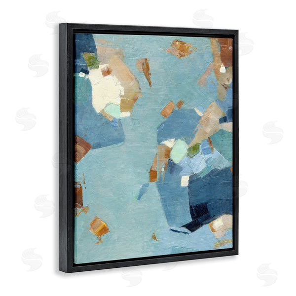 Stupell Industries Suzanne Nicoll | Blue Moon Organic Abstraction
