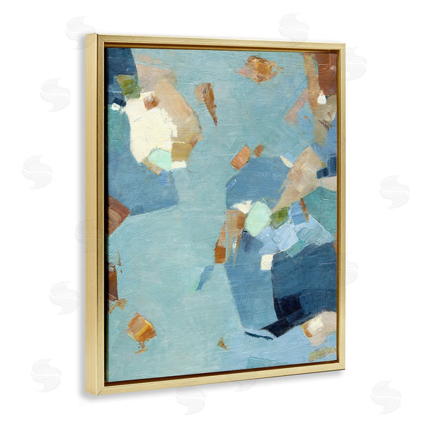 Stupell Industries Suzanne Nicoll | Blue Moon Organic Abstraction
