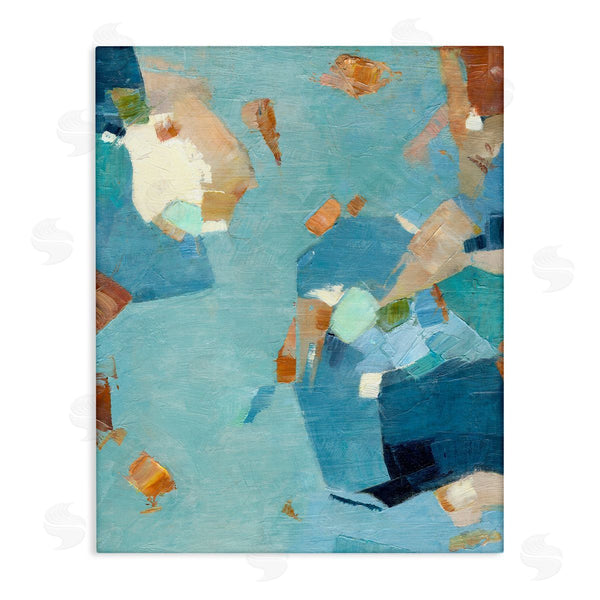 stupell industries Suzanne Nicoll | Blue Moon Organic Abstraction