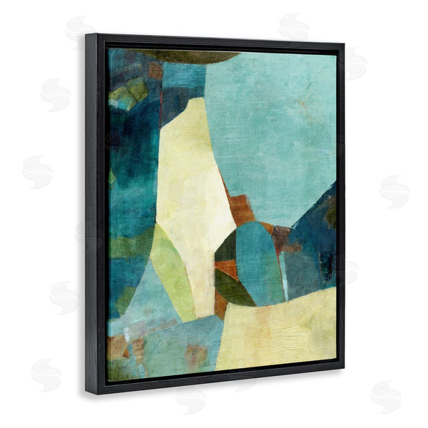 Stupell Industries Suzanne Nicoll | Blue Mosaic Composition