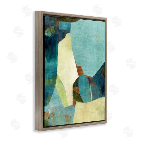 Stupell Industries Suzanne Nicoll | Blue Mosaic Composition