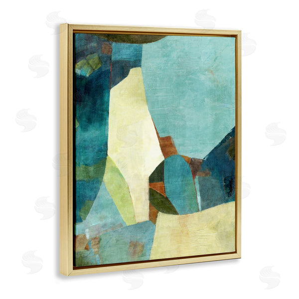 Stupell Industries Suzanne Nicoll | Blue Mosaic Composition