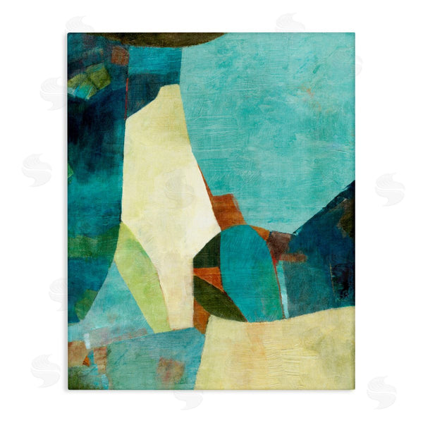 stupell industries Suzanne Nicoll | Blue Mosaic Composition