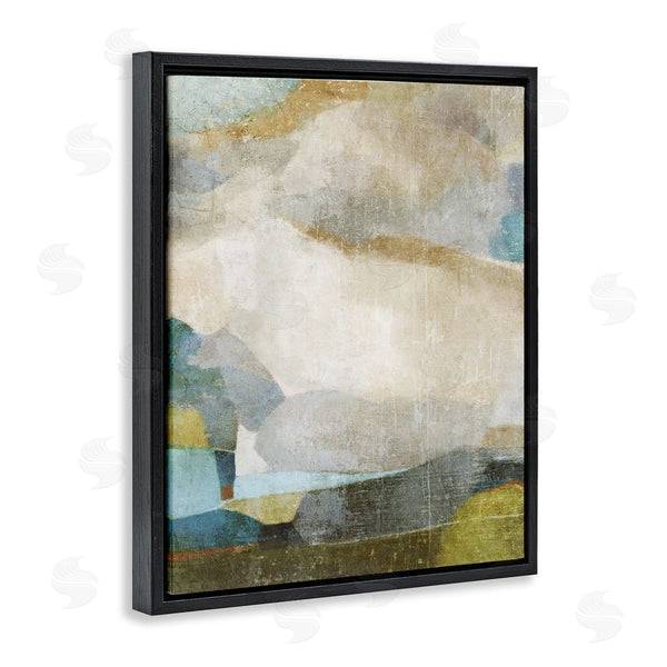 Stupell Industries Suzanne Nicoll | Blue & Neutral Abstraction Wall Art
