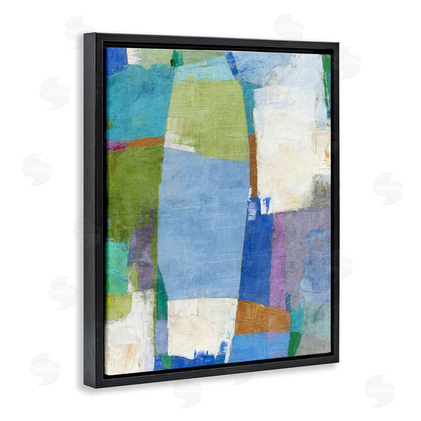 Stupell Industries Suzanne Nicoll | Blue Road Brushed Abstract
