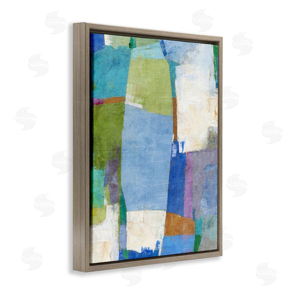 Stupell Industries Suzanne Nicoll | Blue Road Brushed Abstract
