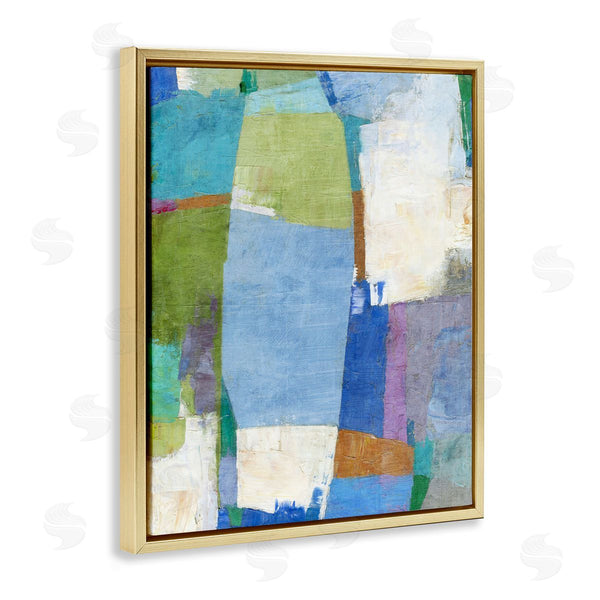 Stupell Industries Suzanne Nicoll | Blue Road Brushed Abstract