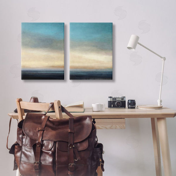 Stupell Industries Suzanne Nicoll | Calm Tranquil Sea Horizon Wall Art