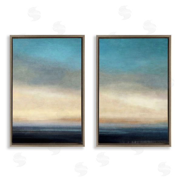 Stupell Industries Suzanne Nicoll | Calm Tranquil Sea Horizon Wall Art