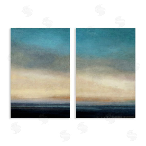 stupell industries Suzanne Nicoll | Calm Tranquil Sea horizon Wall Art