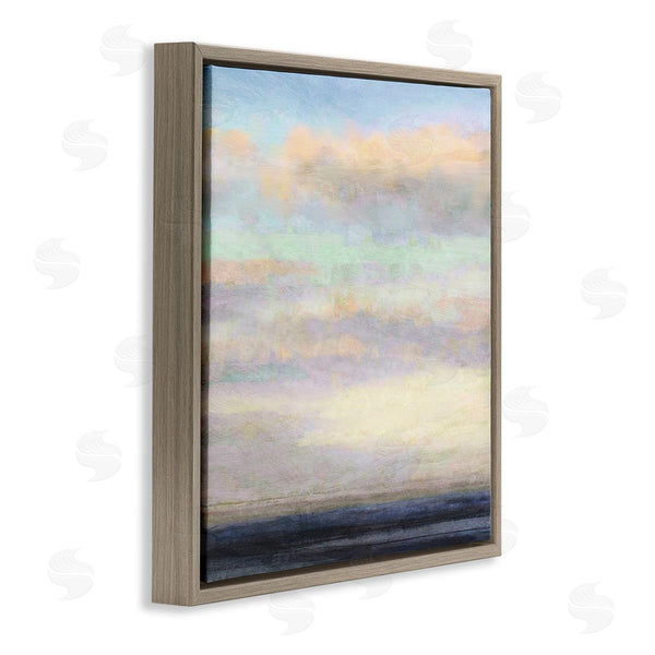 Stupell Industries Suzanne Nicoll | Cloudy Abstract Bay Scene