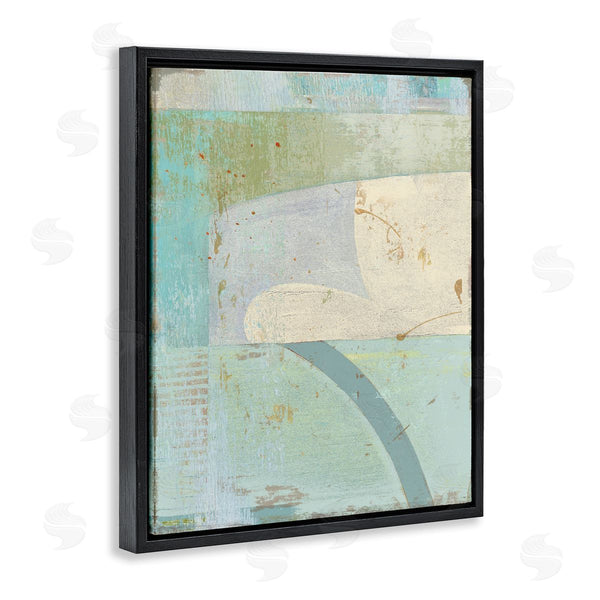 Stupell Industries Suzanne Nicoll | Contemporary Abstract Shapes Muted Cool Tones Wall Art