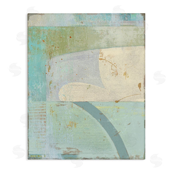 stupell industries Suzanne Nicoll | Contemporary Abstract Shapes Muted Cool Tones Wall Art