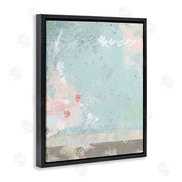 Stupell Industries Suzanne Nicoll | Disruptive Pink Paintbrush On Abstract Blue Design Wall Art