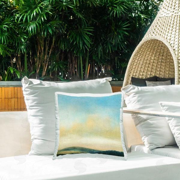 Stupell Industries Suzanne Nicoll | Distant Rural Hills Printed Throw Pillow