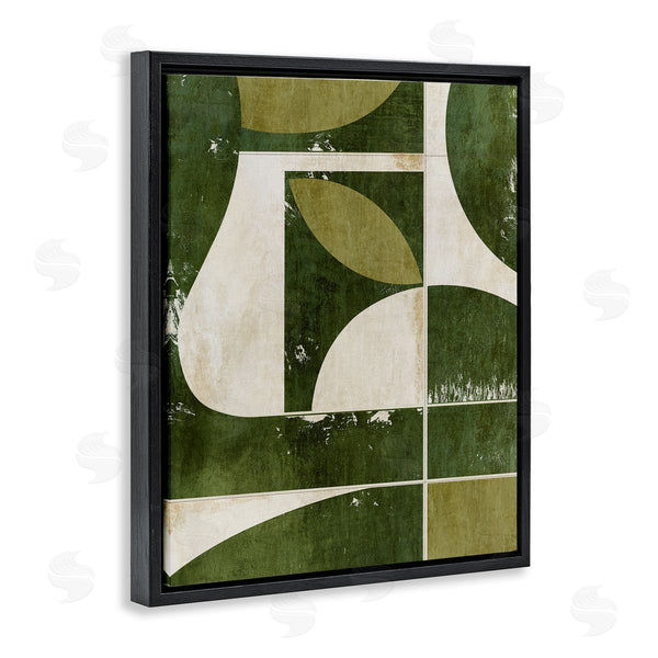 Stupell Industries Suzanne Nicoll | Earthy Green Tone Shapes