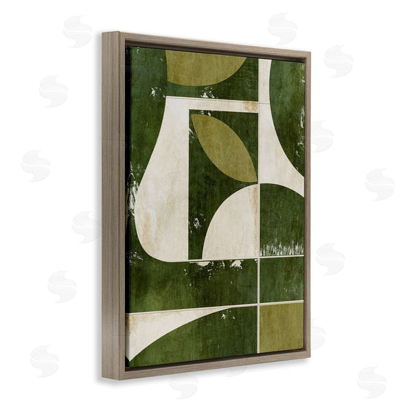 Stupell Industries Suzanne Nicoll | Earthy Green Tone Shapes