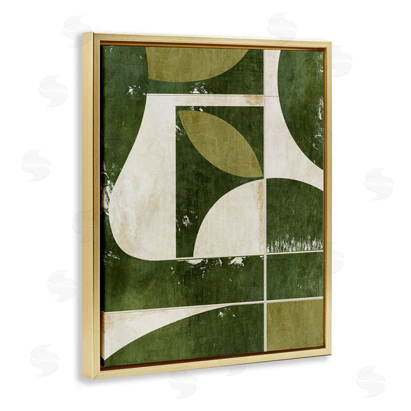 Stupell Industries Suzanne Nicoll | Earthy Green Tone Shapes